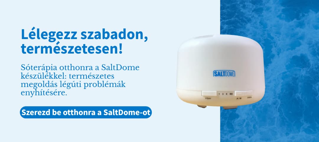 saltdome sóterápiás készülék segíti az ismétlődő megfázások megelőzését