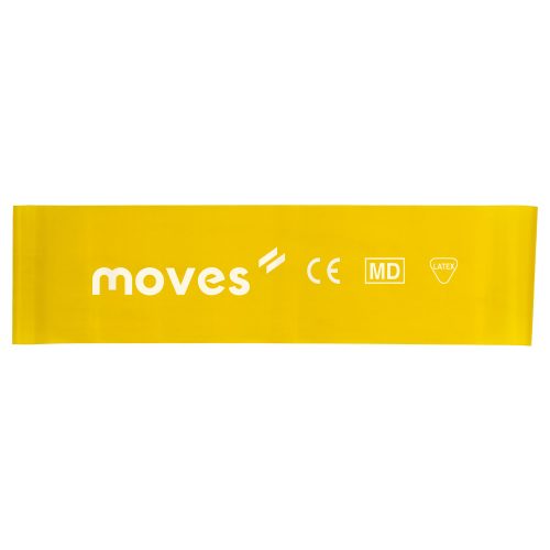 Moves Wide Loop széles erősítő gumiszalag hurok | sárga | 2.4-6.7kg | 30 x 7,5 cm 