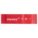 Moves Wide Loop széles erősítő gumiszalag hurok | piros | 3.1-8.7kg | 30 x 7,5 cm 