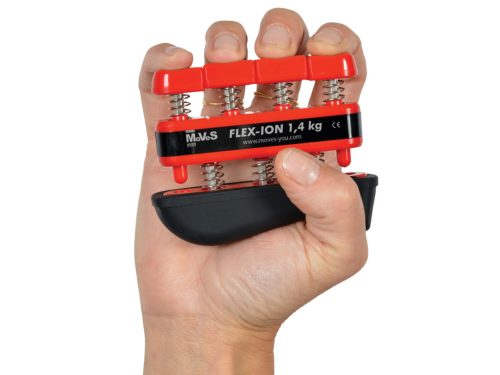 Moves Flex-Ion kéz és ujj erősítő eszköz | piros | 1,4kg ujjanként