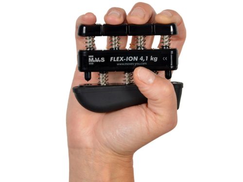 Moves Flex-Ion kéz és ujj erősítő eszköz| fekete | 4,1kg ujjanként