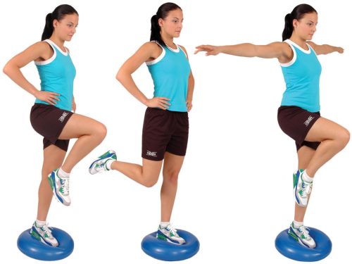 Mambo Max Balance Trainer egyensúlyozó párna | korong | kék | 45cm