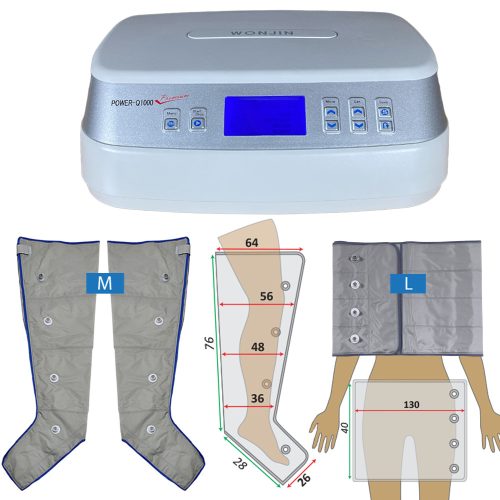 Power Q-1000 Premium készlet - M lábpár és L öv mandzsetták