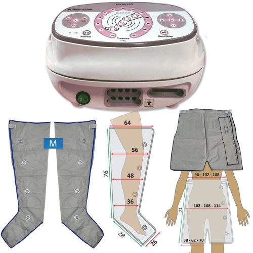 Power Q-2200 készlet - M lábpár és nadrág mandzsetták