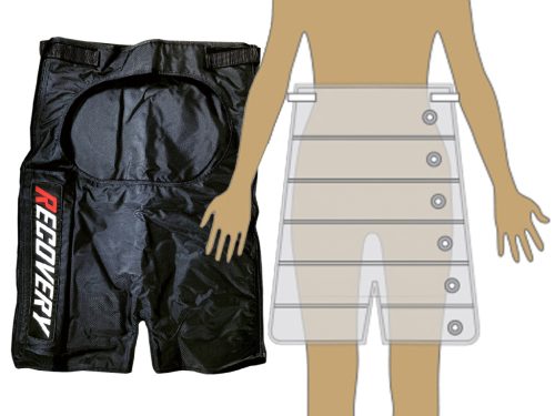 Nadrág mandzsetta unisize 6 légkamrás Power Recovery-hez