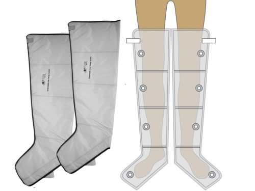 Láb mandzsettapár L méret 4 légkamrás PQ-2200